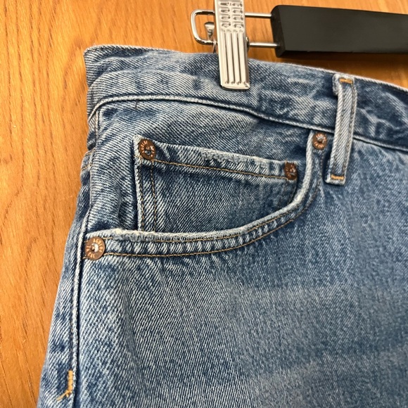 Agolde Blue Jean Shorts 34 - Picture 4 of 10